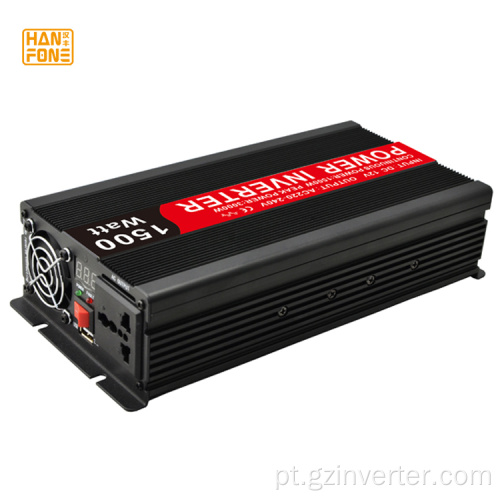 Inverter de energia solar 12V/24V a 110V 220V 1500W